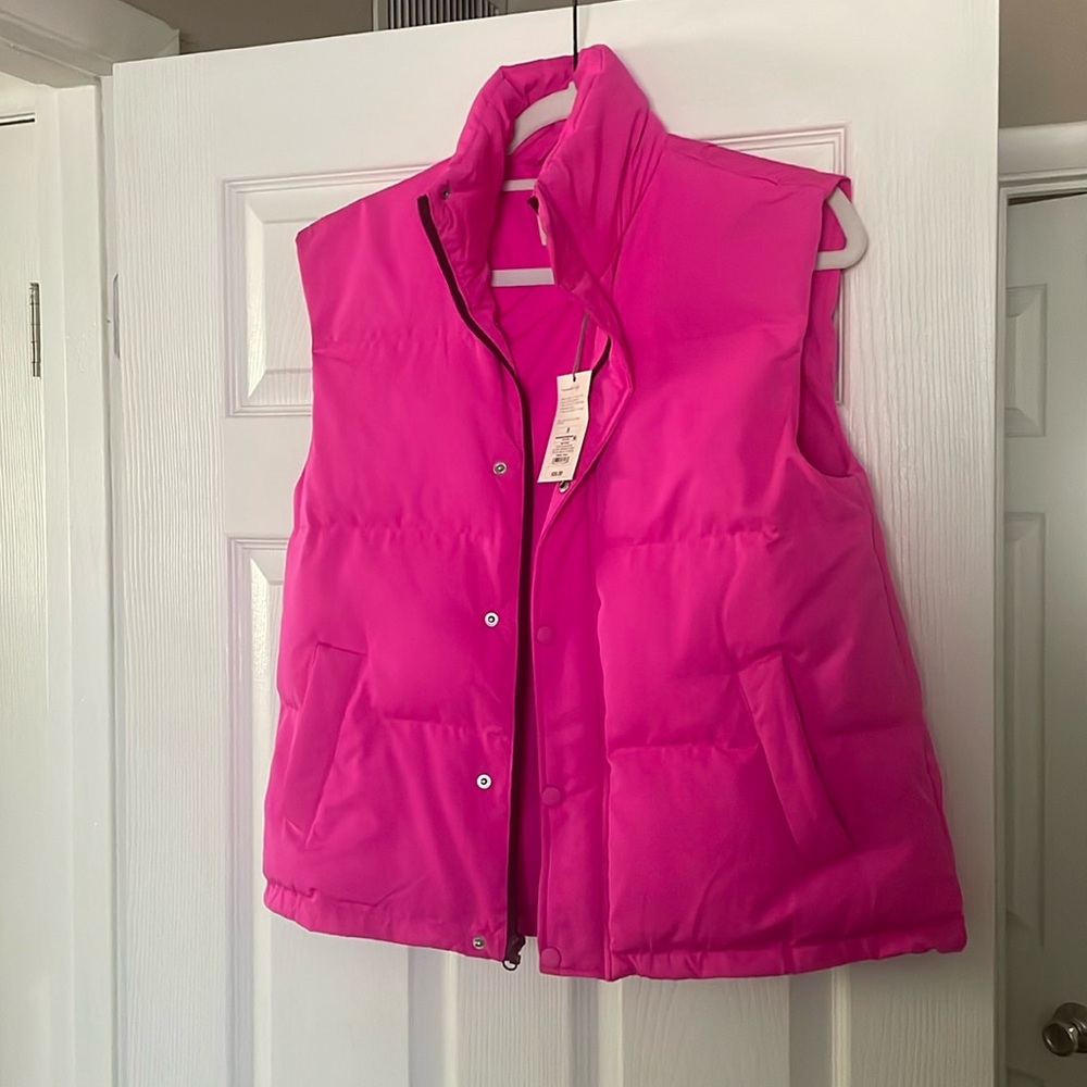 Pink Puffer Vest